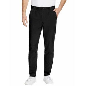 Marc New York Andrew Marc Commuter Men's 32/32  Black Slim Fit Pants Polyester